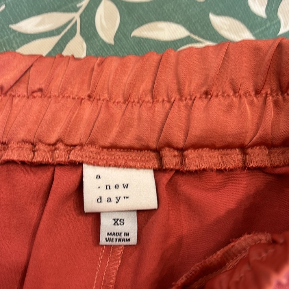 ⭐️2/$10 - A New Day Orange Shorts - Picture 3 of 4